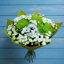 Букет цветов из:  Хризантемы #REPLACE_PRED# Псебае
