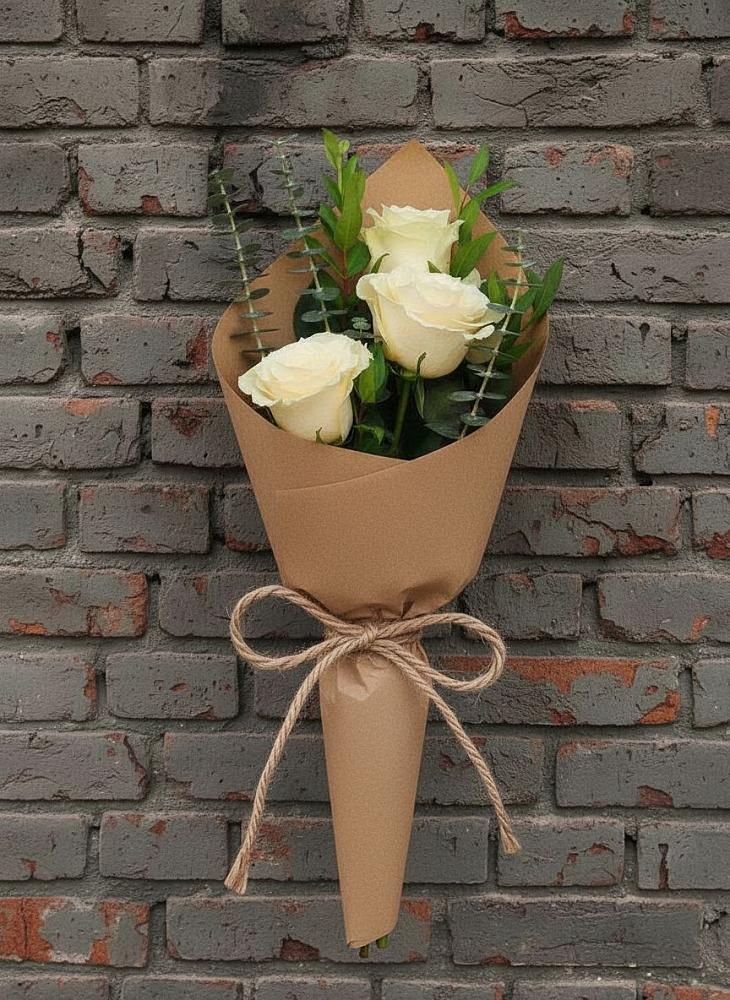 Букет из 3 роз в Псебае Букет цветов из: Розы в Псебае
