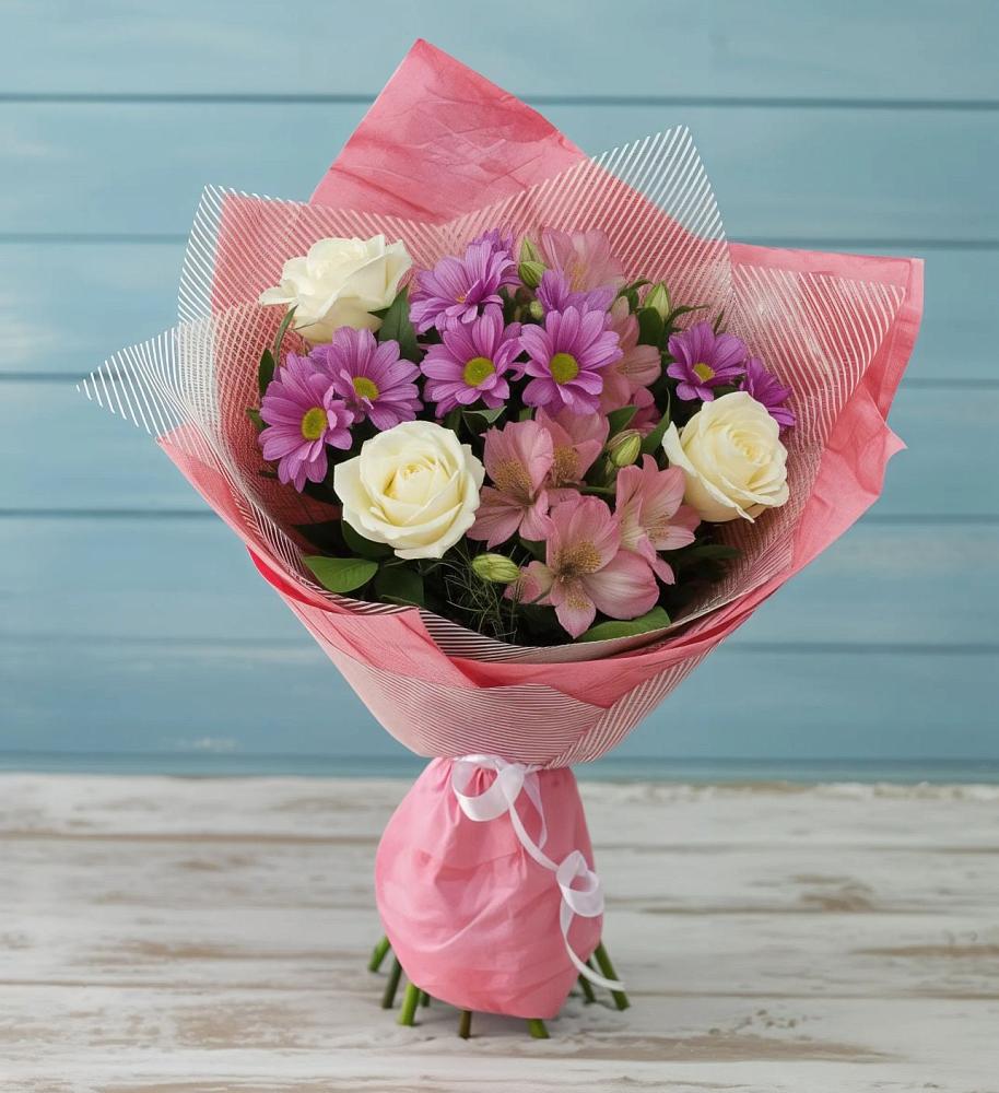 Букет цветов из: Герберы в Псебае