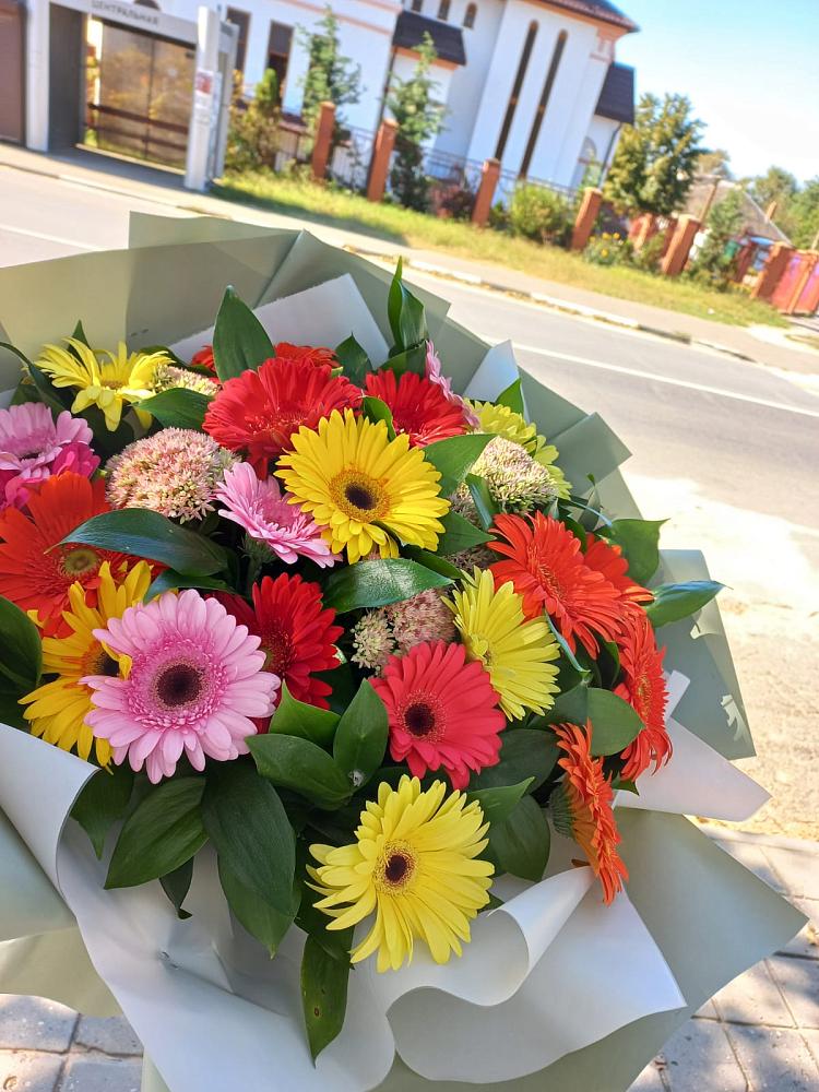 Букет цветов из: Герберы в Псебае