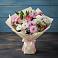 Букет цветов из: Хризантемы, Альстромерии и Розы в Псебае